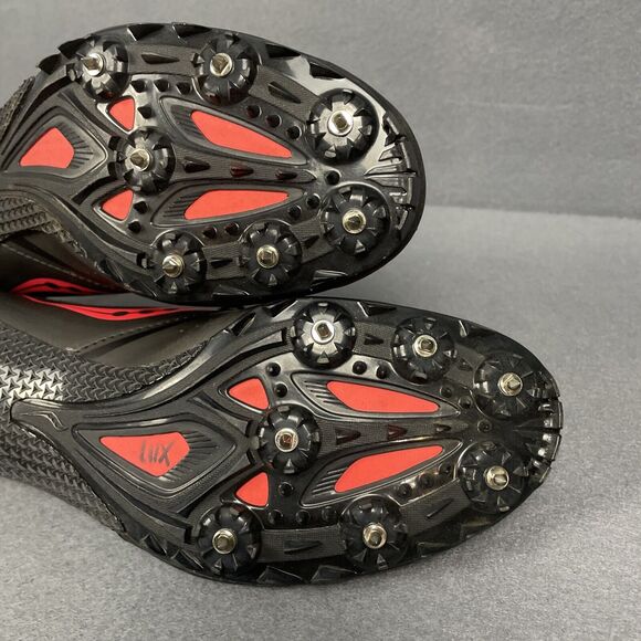 Saucony Mens Track Spike Shoes 10.5 Running Black Track Field Sprinting - Picture 14 of 14